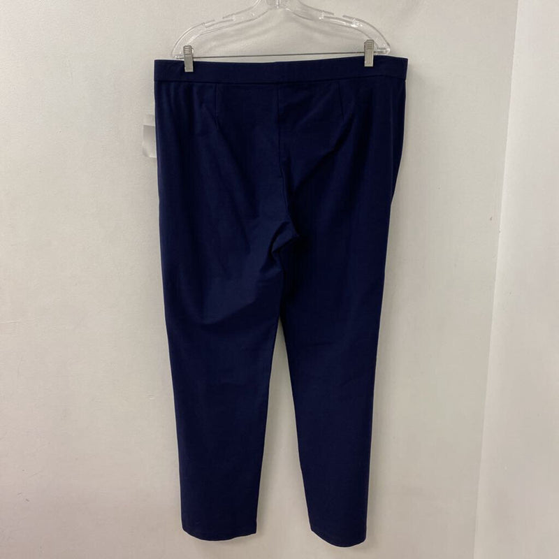EILEEN FISHER WOMEN'S PANTS navy XL