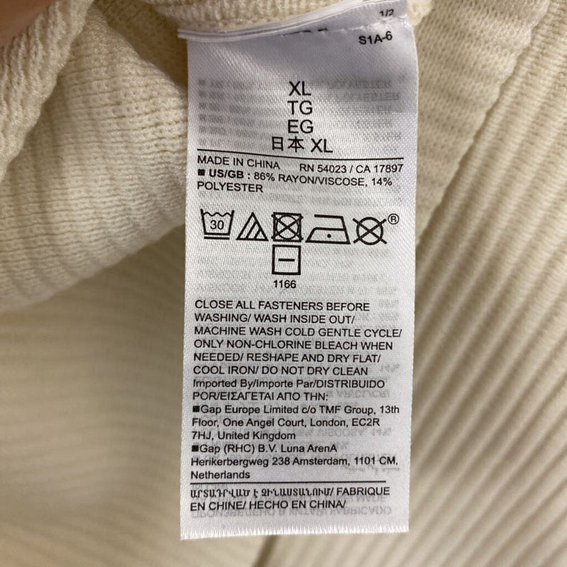 Banana Republic WOMEN'S SWEATER cream XL