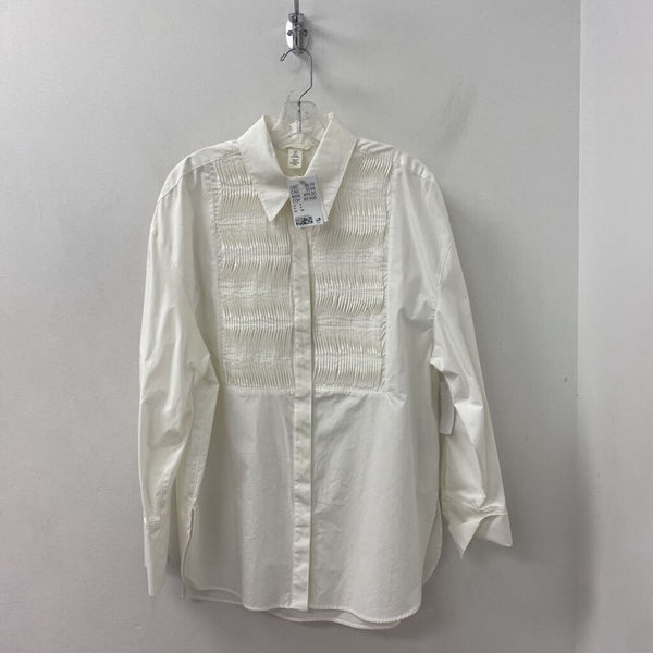 H&M WOMEN'S BLOUSE/SHIRT white S