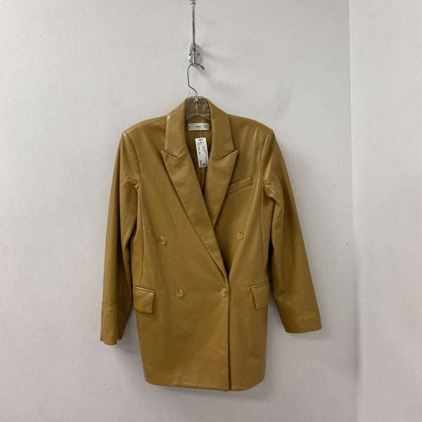 MANGO/MNG WOMEN'S BLAZER/JACKET tan XS