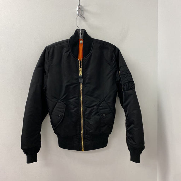 ALPHA WOMEN'S COAT black orange S