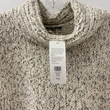 EILEEN FISHER WOMEN'S SWEATER white black XL