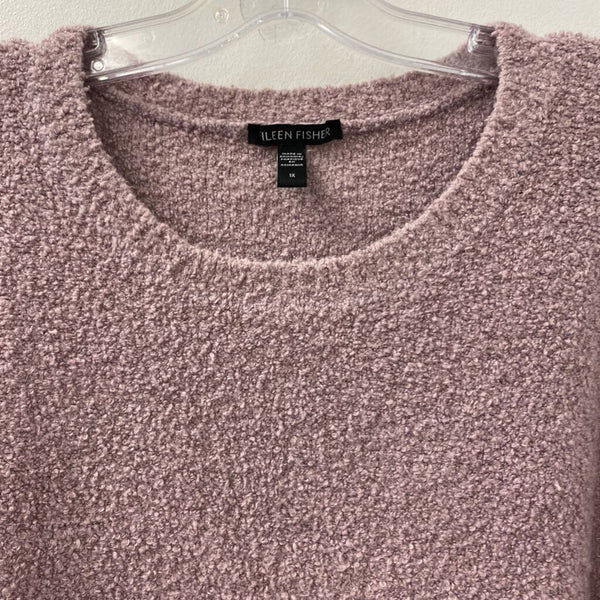 EILEEN FISHER WOMEN'S PLUS TOP pink 1X