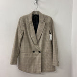ZARA WOMEN'S BLAZER/JACKET navy cream blue beige XS