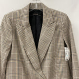 ZARA WOMEN'S BLAZER/JACKET navy cream blue beige XS