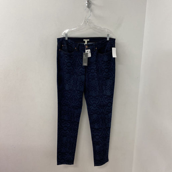 EILEEN FISHER WOMEN'S JEANS blue 16