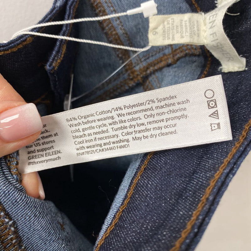 EILEEN FISHER WOMEN'S JEANS blue 16