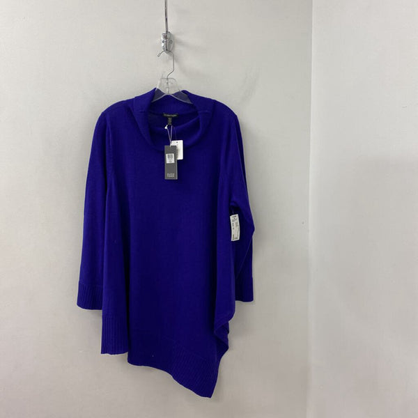 EILEEN FISHER WOMEN'S SWEATER violet XL