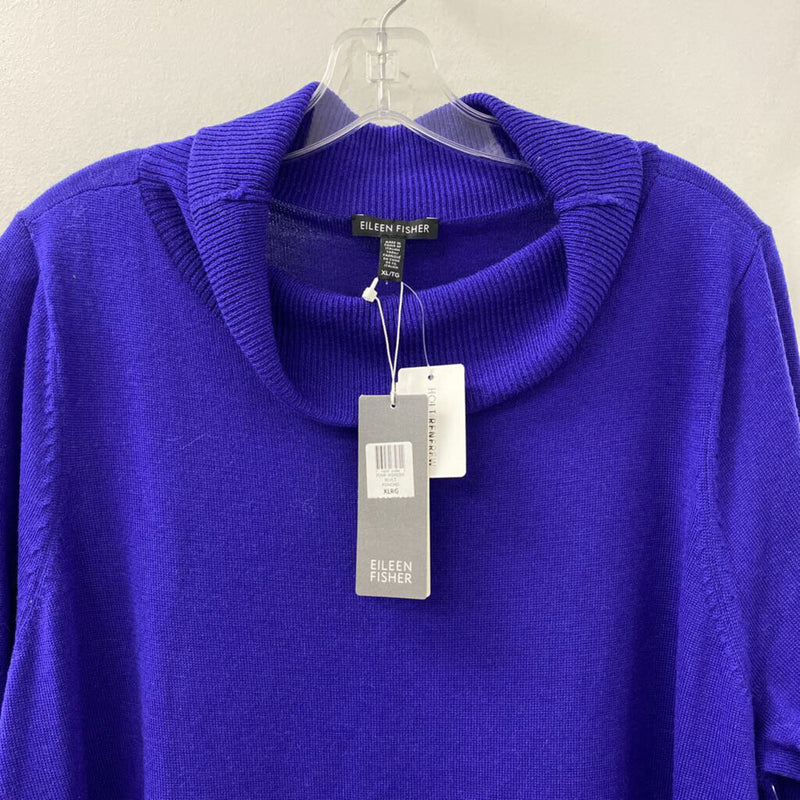 EILEEN FISHER WOMEN'S SWEATER violet XL