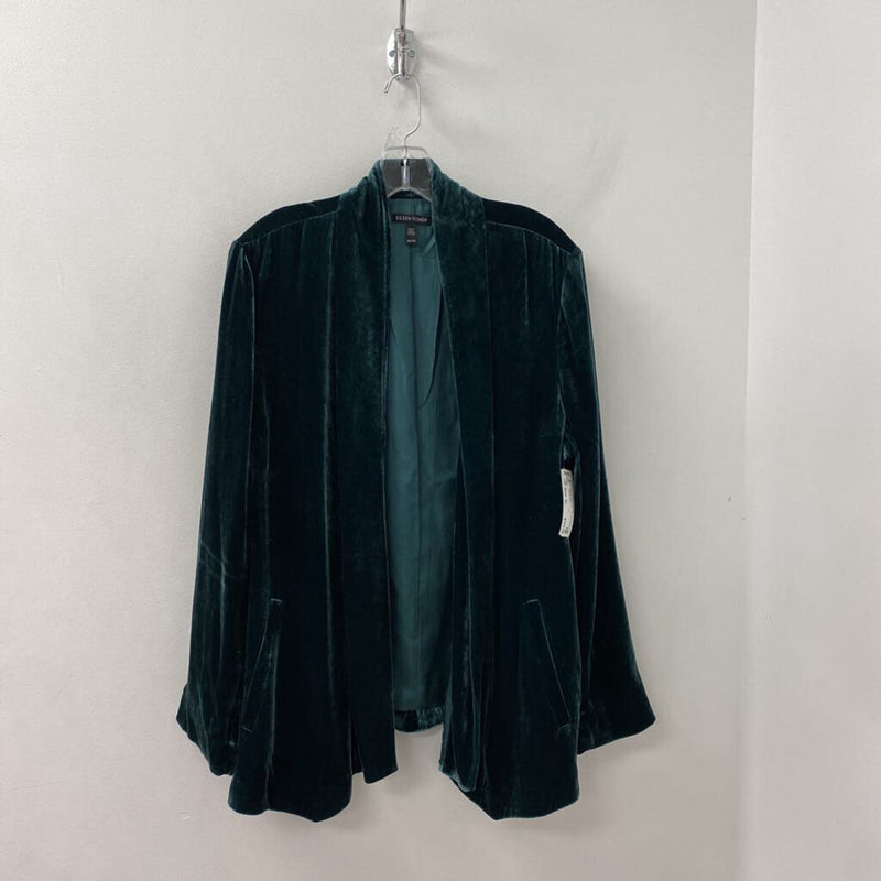 EILEEN FISHER WOMEN'S BLAZER/JACKET green XL