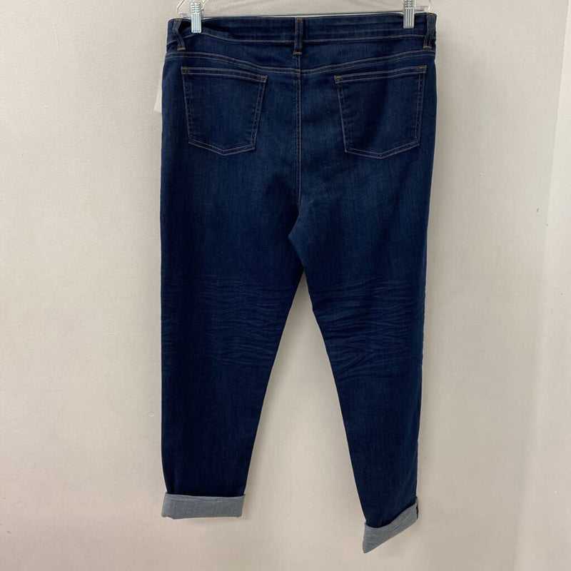 EILEEN FISHER WOMEN'S JEANS blue 16