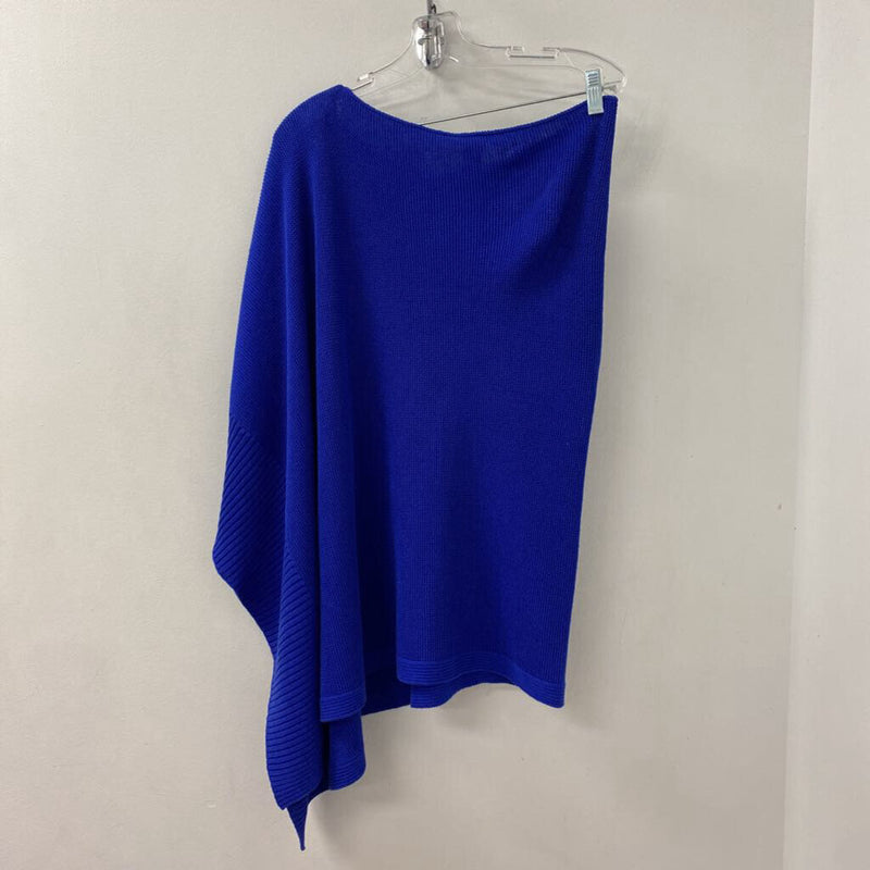 EILEEN FISHER WOMEN'S PONCHO/CAPE blue O/S