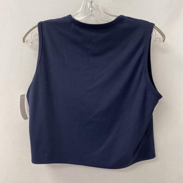 UNIQLO WOMEN'S ACTIVE TOP navy L