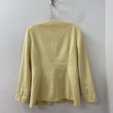 ABERCROMBIE & FITCH WOMEN'S BLAZER/JACKET buttercream yellow L
