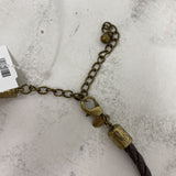 CHICOS WOMEN'S NECKLACE brown orange