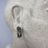 WOMEN'S EARRINGS gold grey