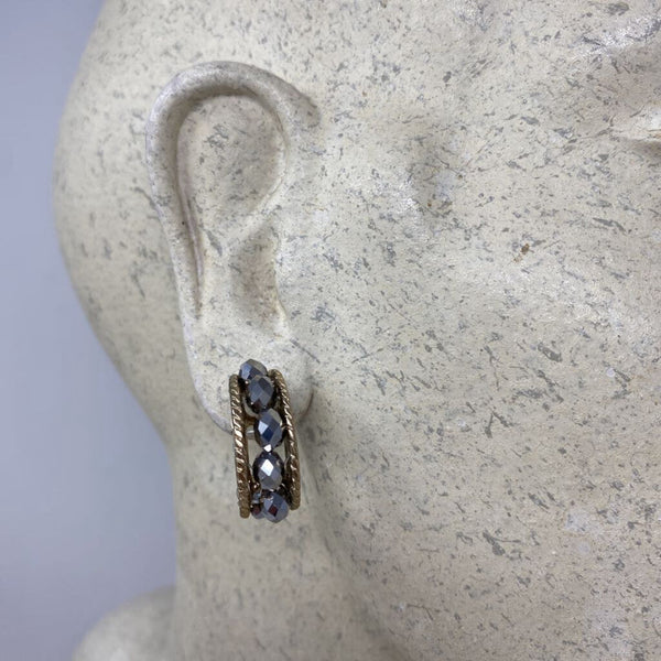 WOMEN'S EARRINGS gold grey