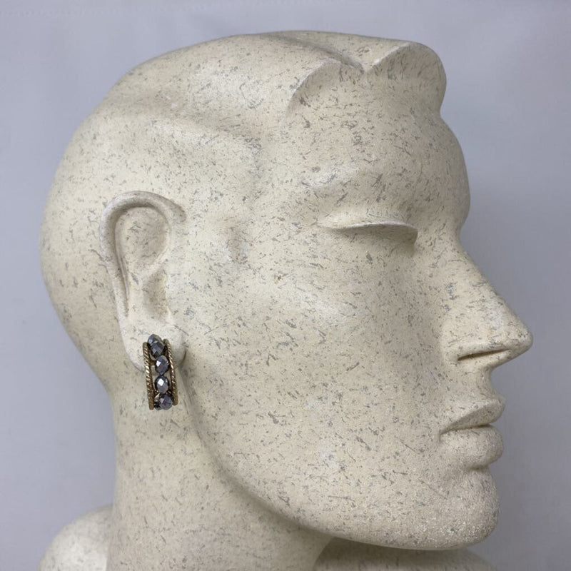 WOMEN'S EARRINGS gold grey
