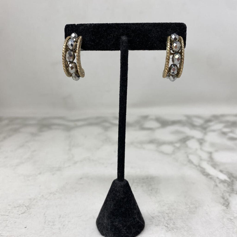 WOMEN'S EARRINGS gold grey