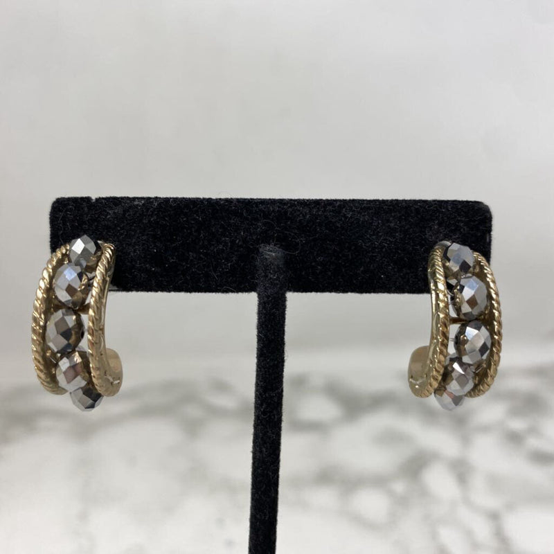 WOMEN'S EARRINGS gold grey