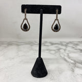 925 WOMEN'S EARRINGS black silver