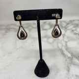 925 WOMEN'S EARRINGS black silver