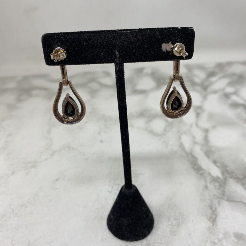 925 WOMEN'S EARRINGS black silver