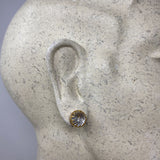 STELLA & DOT WOMEN'S EARRINGS gold clear