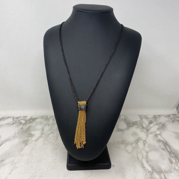 STELLA & DOT WOMEN'S NECKLACE gold black