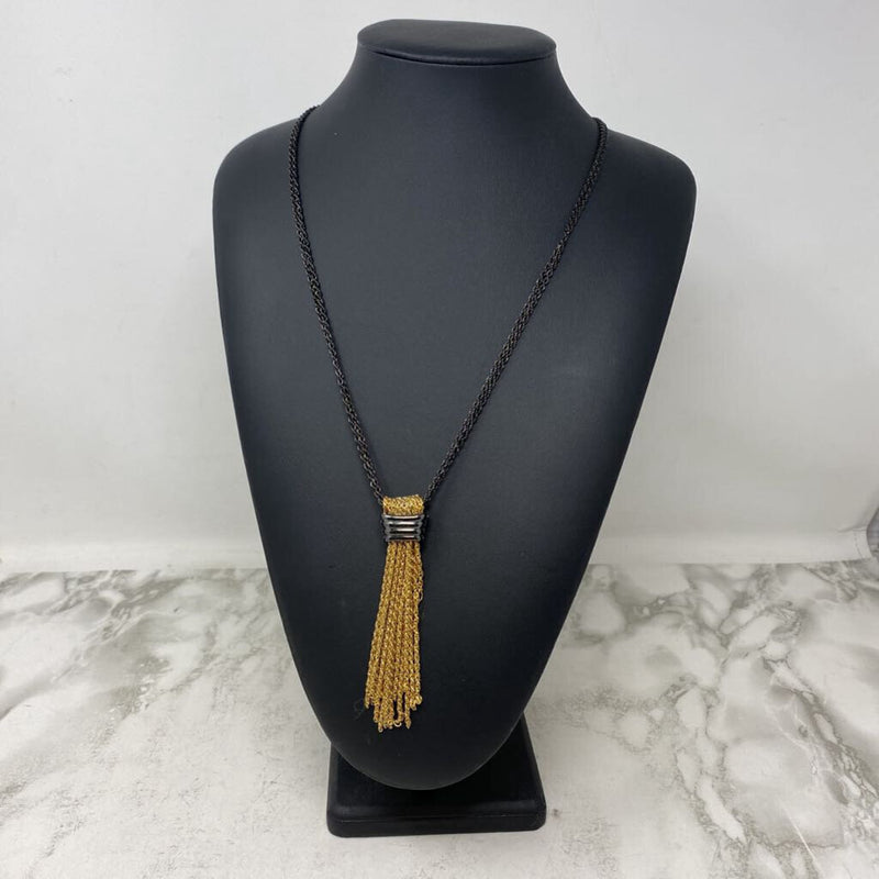 STELLA & DOT WOMEN'S NECKLACE gold black