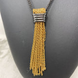 STELLA & DOT WOMEN'S NECKLACE gold black