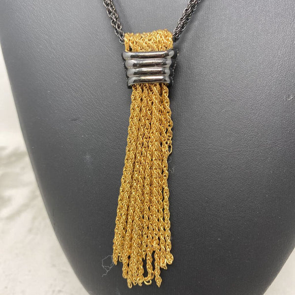 STELLA & DOT WOMEN'S NECKLACE gold black