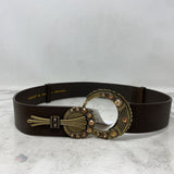 CHICOS WOMEN'S BELT brown gold M/L