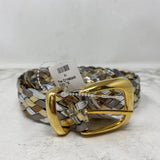 WOMEN'S BELT gold silver pewter S