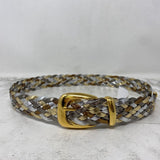 WOMEN'S BELT gold silver pewter S
