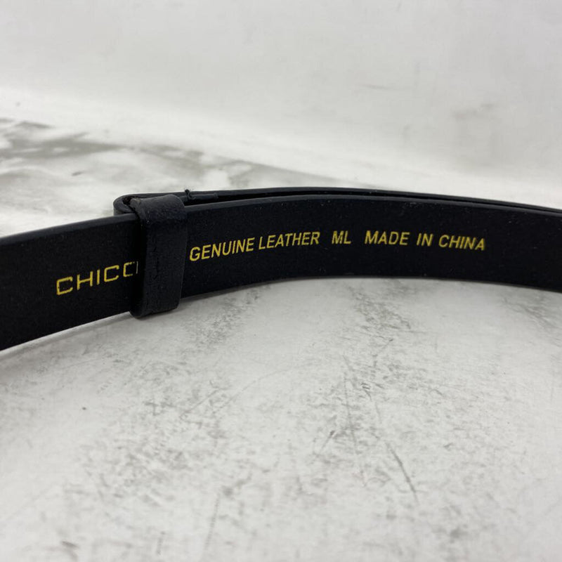 CHICOS WOMEN'S BELT black silver M/L