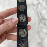 WILFRED WOMEN'S BELT black silver S