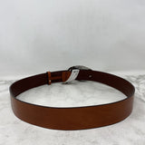 CHICOS WOMEN'S BELT tan gold silver M