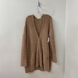 FREE PEOPLE WOMEN'S CARDIGAN pink L