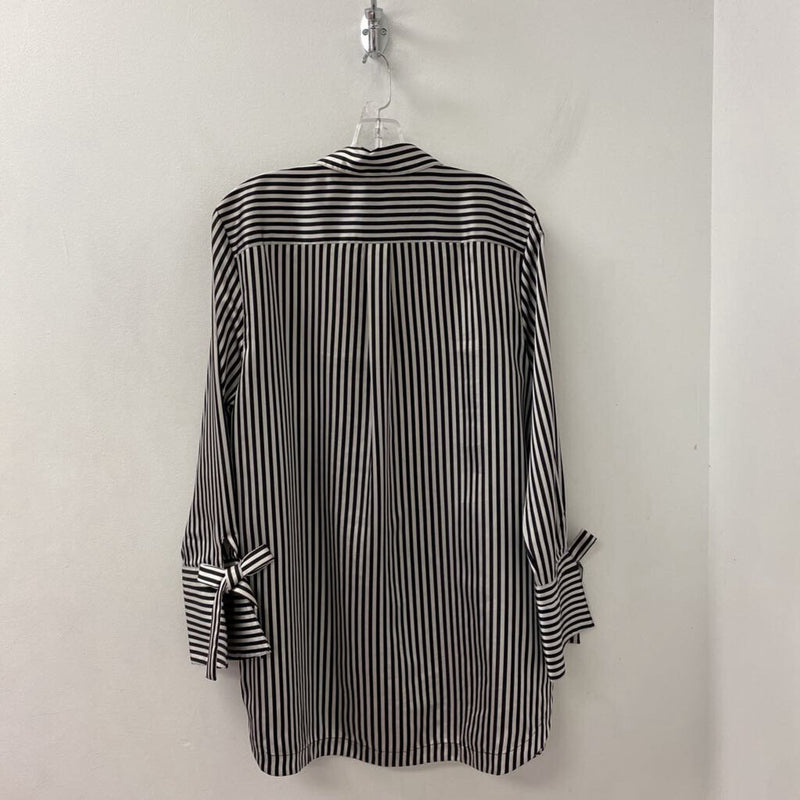 Banana Republic WOMEN'S BLOUSE/SHIRT black white mix L