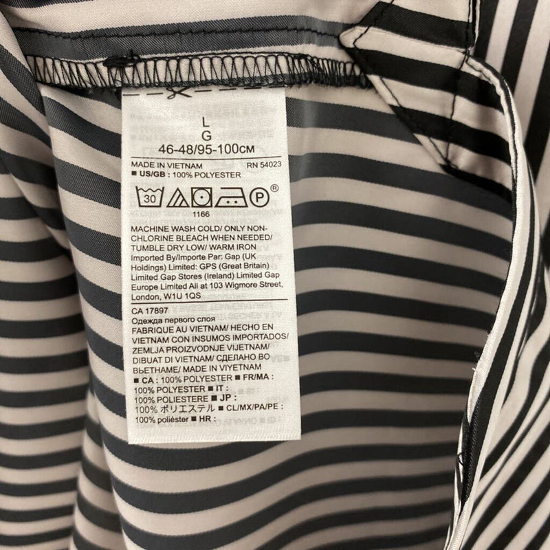 Banana Republic WOMEN'S BLOUSE/SHIRT black white mix L