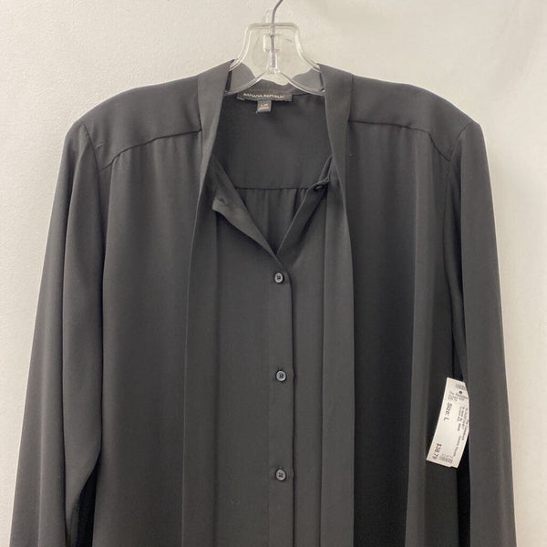 Banana Republic WOMEN'S BLOUSE/SHIRT black L
