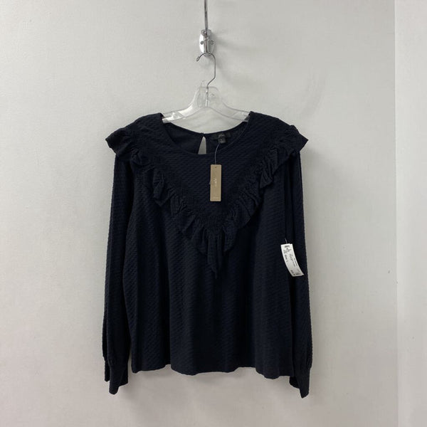 J CREW WOMEN'S TOP black L