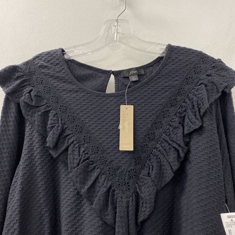 J CREW WOMEN'S TOP black L