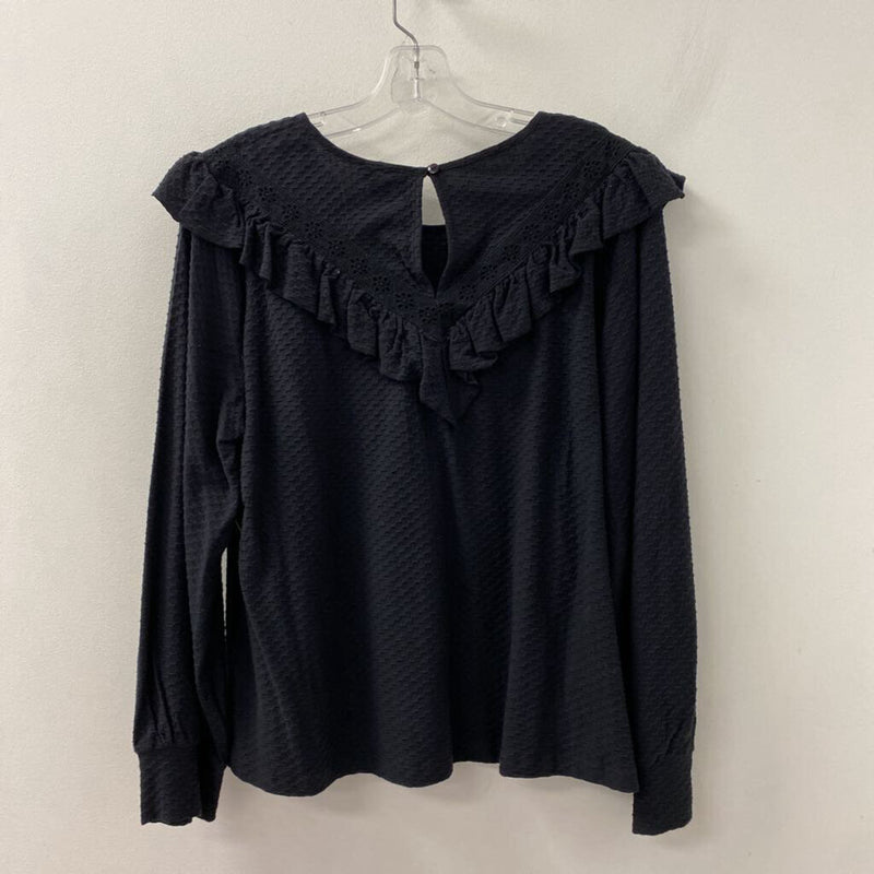 J CREW WOMEN'S TOP black L