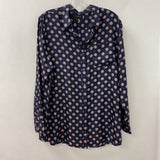 Banana Republic WOMEN'S BLOUSE/SHIRT navy red white mix L