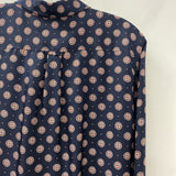 Banana Republic WOMEN'S BLOUSE/SHIRT navy red white mix L