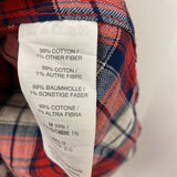 J CREW WOMEN'S BLOUSE/SHIRT red navy white mix 12