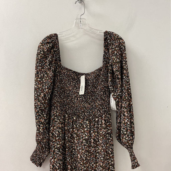 WOMEN'S DRESS black pink white mix M