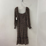 WOMEN'S DRESS black pink white mix M